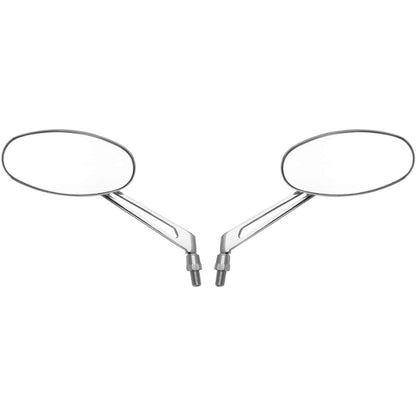 BikeMaster Mirror Oval, Machined Arm, Chrome MP617-10H_1060737