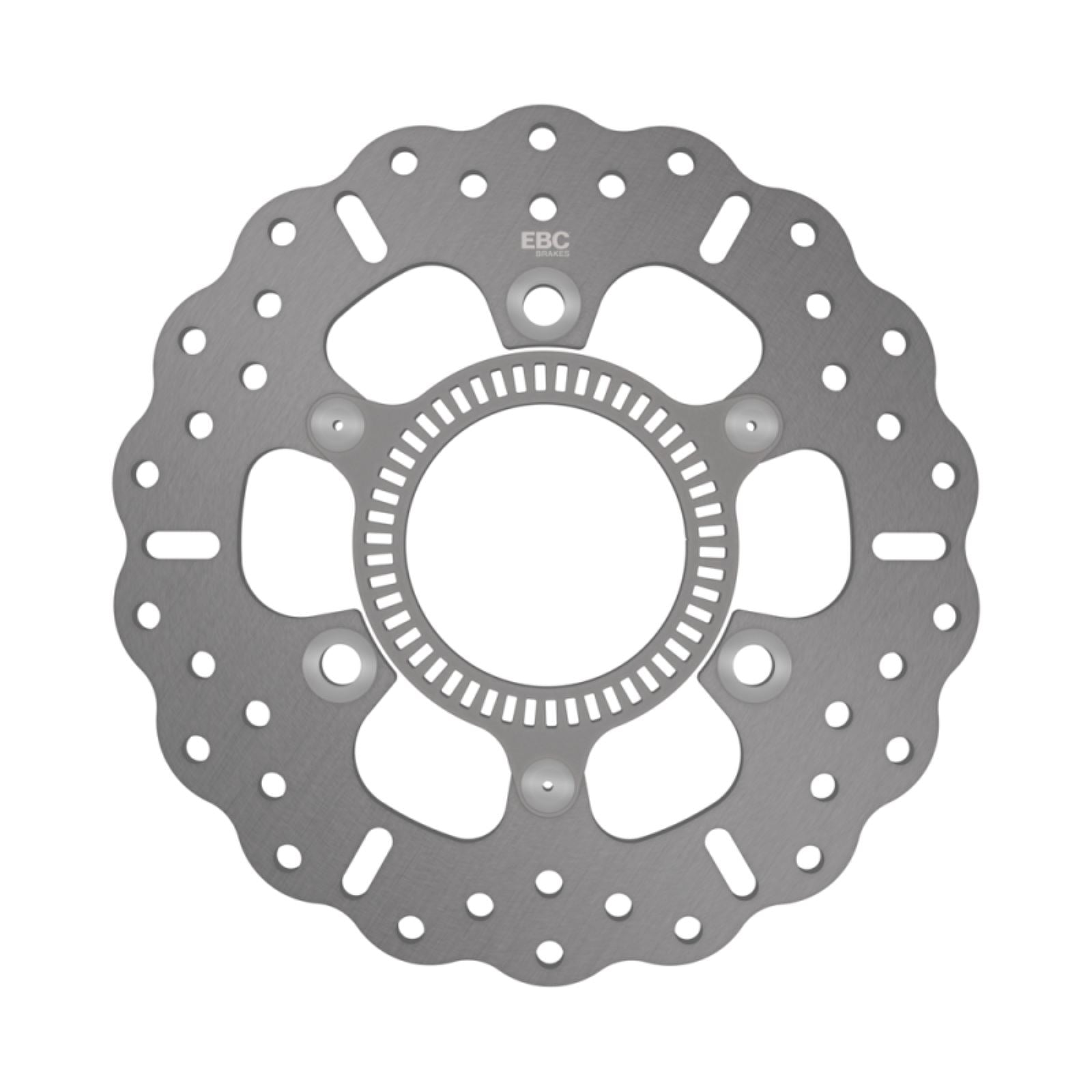 EBC Brakes Solid Rear Disc with Contou Red Profile/ABS Ring Fitted MD4179AC_1458851