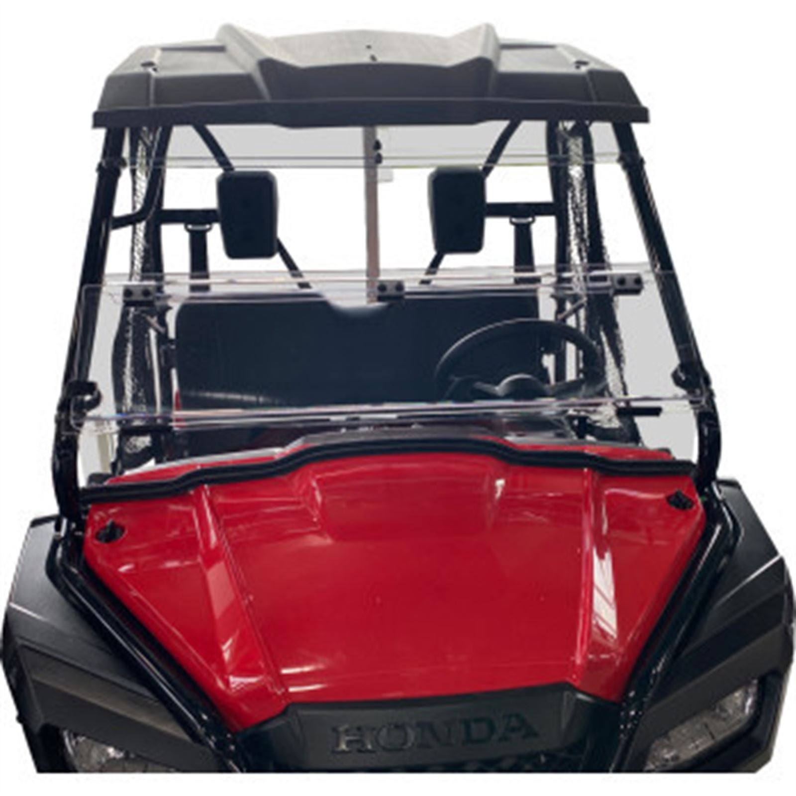 Moose Offroad Full Folding Windshield - Deluxe - Pioneer V000264-12200M_1500415