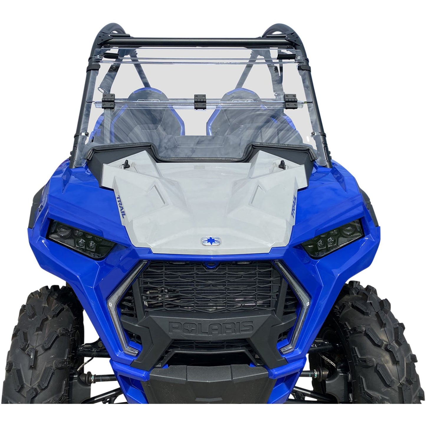 Moose Offroad Full Folding Windshield - Deluxe - RZR Trail V000291-12200M_1093382