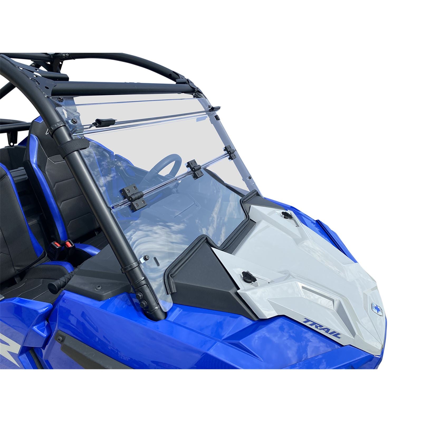 Moose Offroad Full Folding Windshield - Deluxe - RZR Trail V000291-12200M_1093359