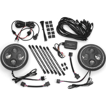 Kuryakyn Nightcrawlers Headlight Kit 2480_1066986