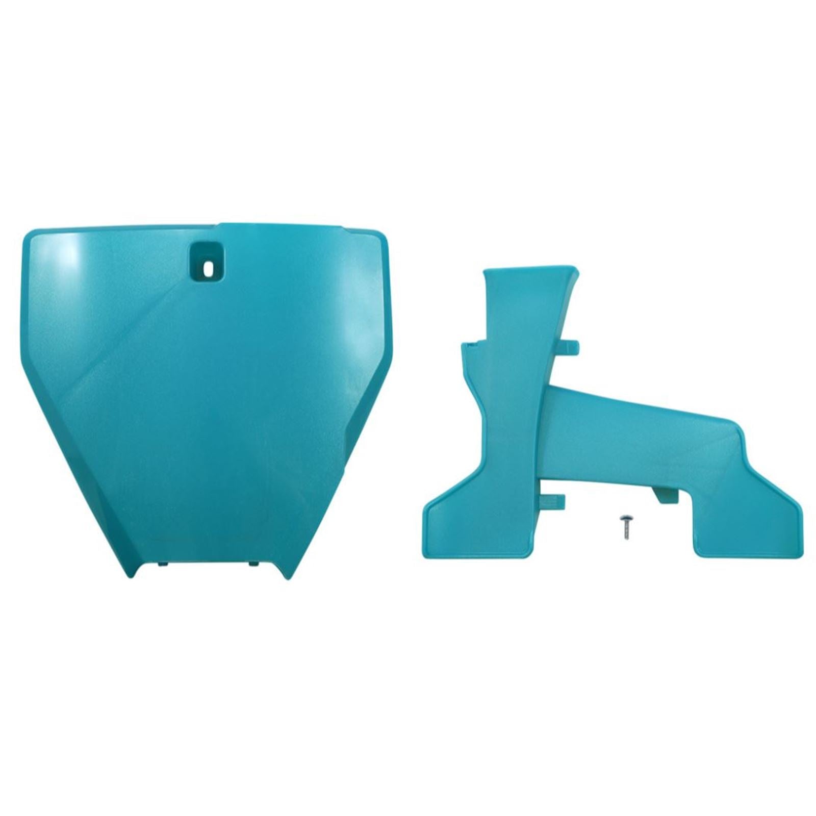 Acerbis Front Number Plate - Teal/Metallic - FC/FX TX/TC 2726577441_913856