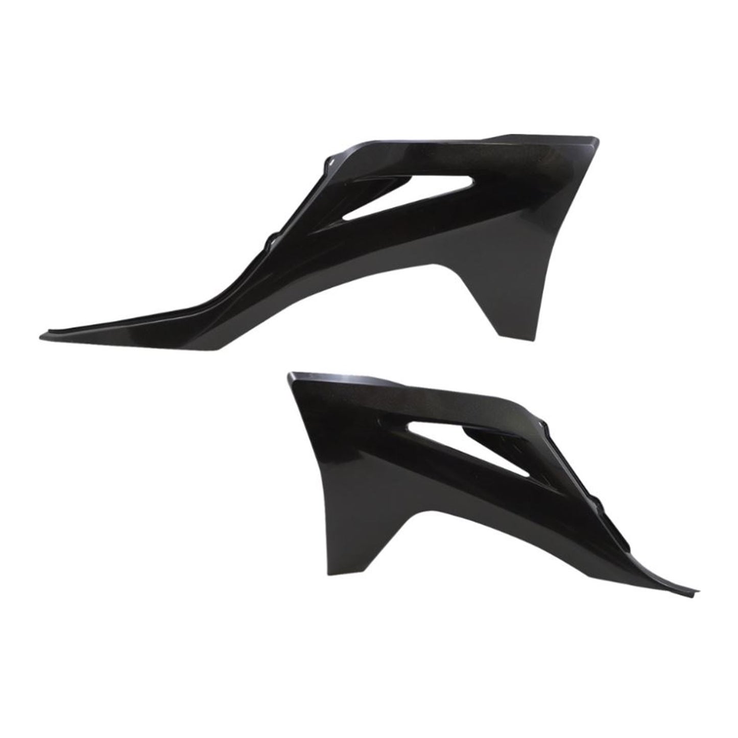 Acerbis Radiator Shrouds - Black/Metallic - MC/EX/EC 2872737440_913863