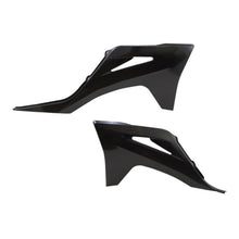 Acerbis Radiator Shrouds - Black/Metallic - MC/EX/EC 2872737440_913863