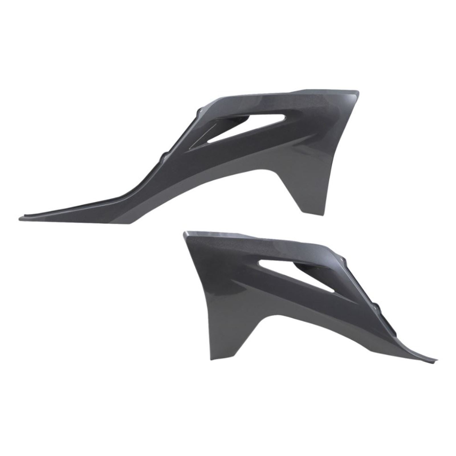 Acerbis Radiator Shrouds - Gray/Metallic - MC/EX/EC 2872737297_913864