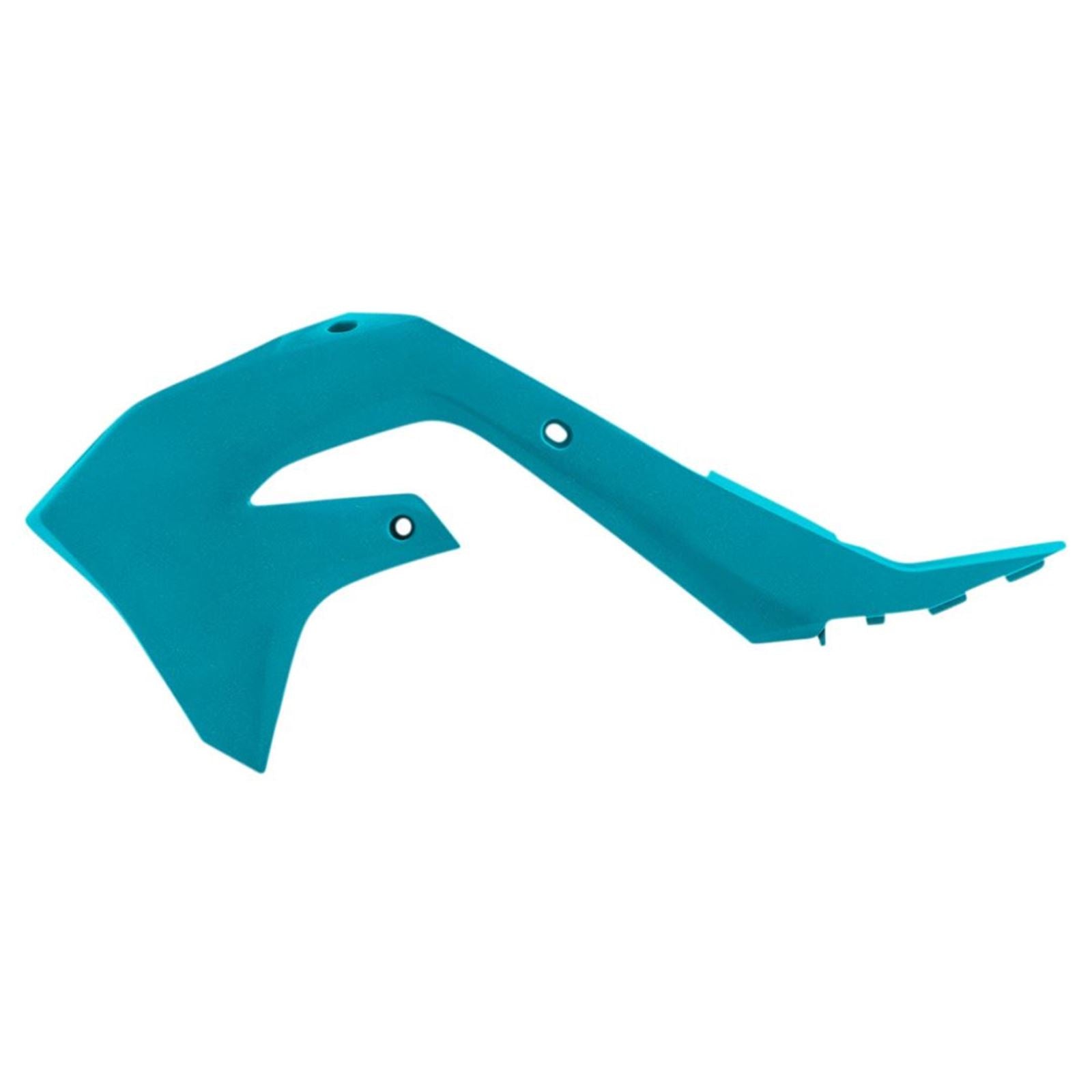 Acerbis Radiator Shrouds - Teal/Metallic - For Kawasaki 2736307441_913867