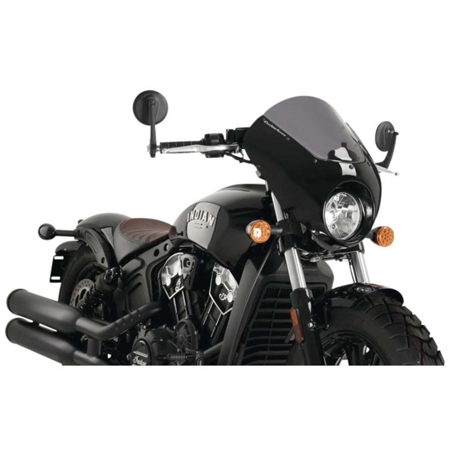 Custom Acces Dark Night Semi-Faring for Indian - Dark Smoke [MPN: CUP0029F]_892284