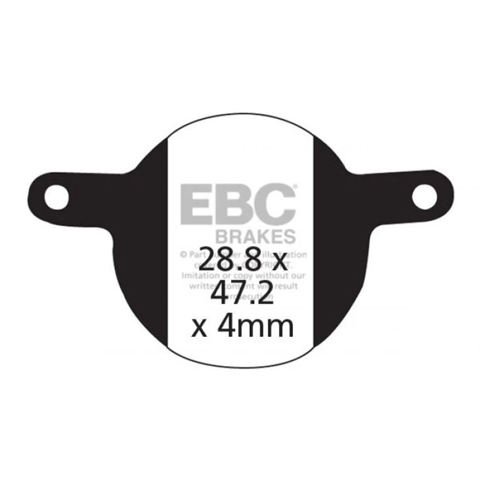 EBC Brakes Brake Disc Pads CFA331_1093516