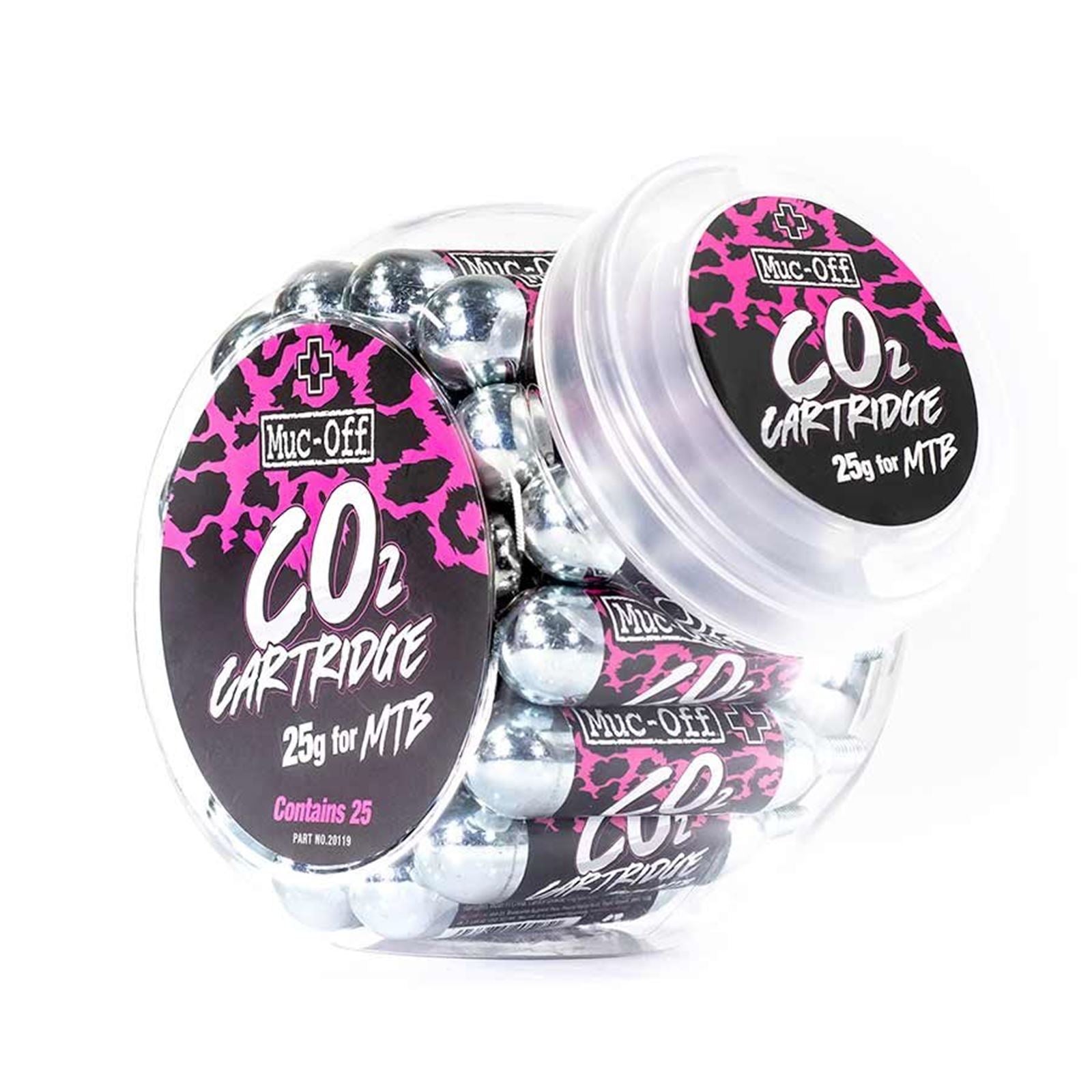 Muc-Off CO2 Inflator Refill Pack - 25 pc. [MPN: 20119]_1117462