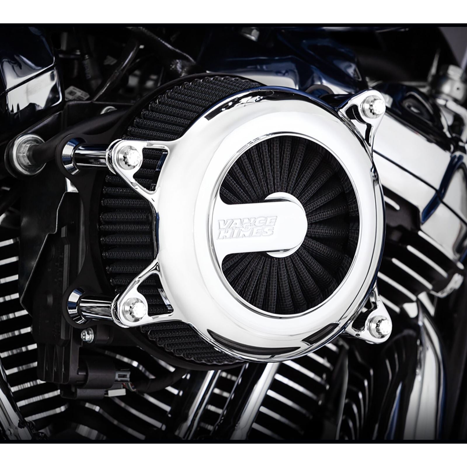 Vance And Hines VO2 Rogue Air Cleaner  - Chrome - XL 70371_1102083