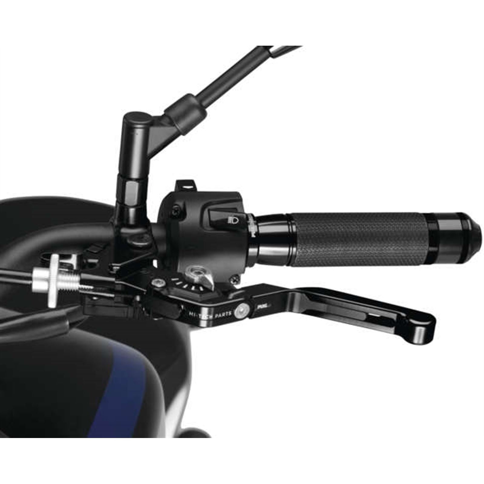 Puig Clutch Lever Extendable Foldable Clutch, Black/Black/Silver 24NNP_1061251