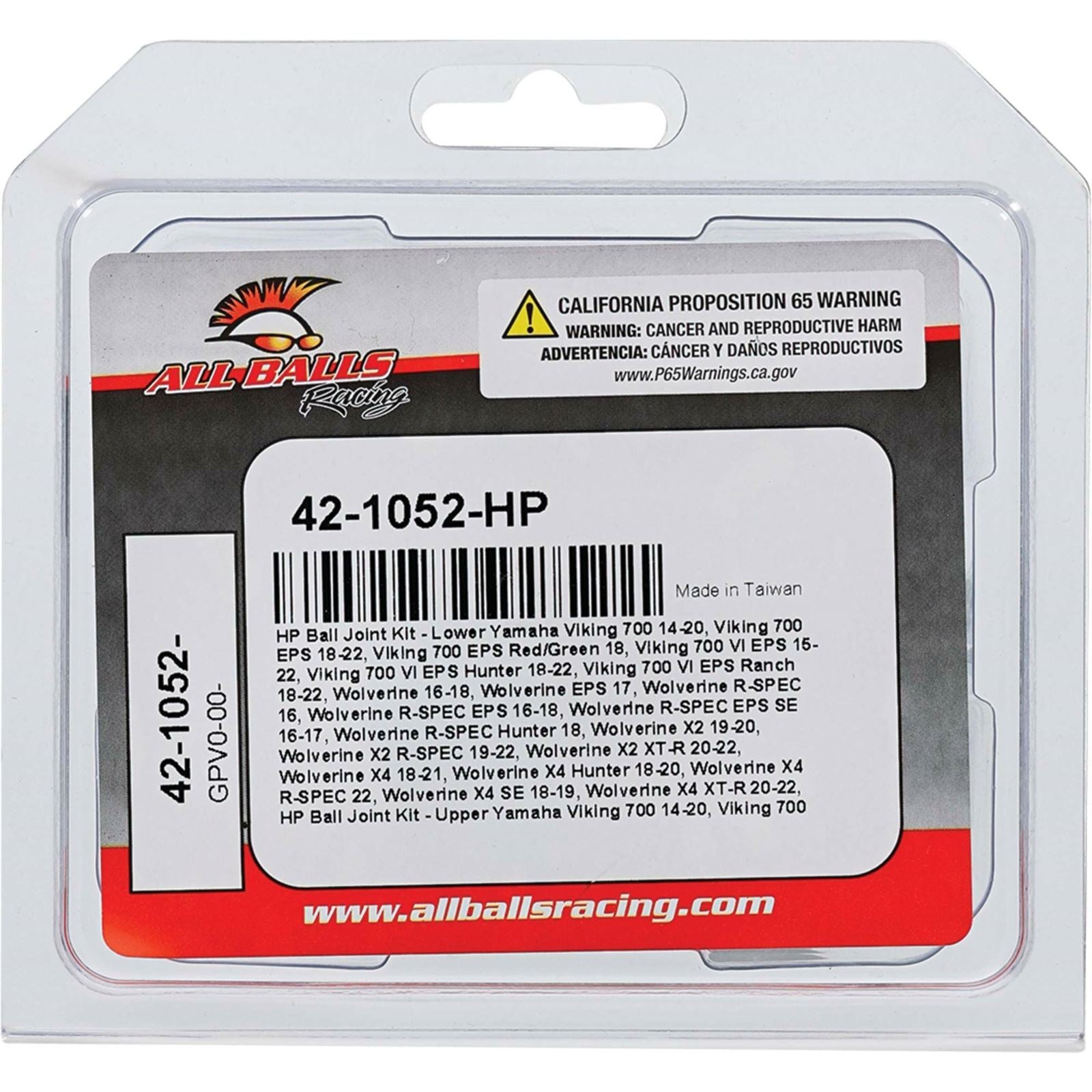 All Balls HP Ball Joint Kit - Lower 42-1052-HP_1094115