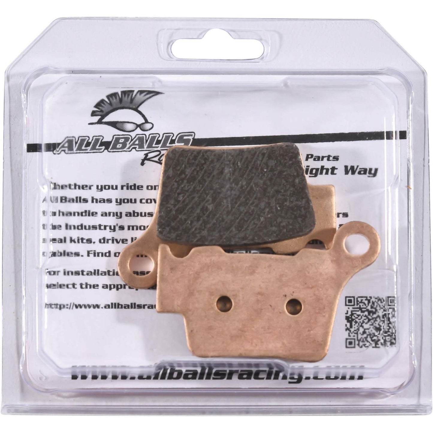 All Balls Sintered Brake Pads - Rear for Sherco/KTM/Gas Gas/Husqvarna/Husaberg 18-8061_910166