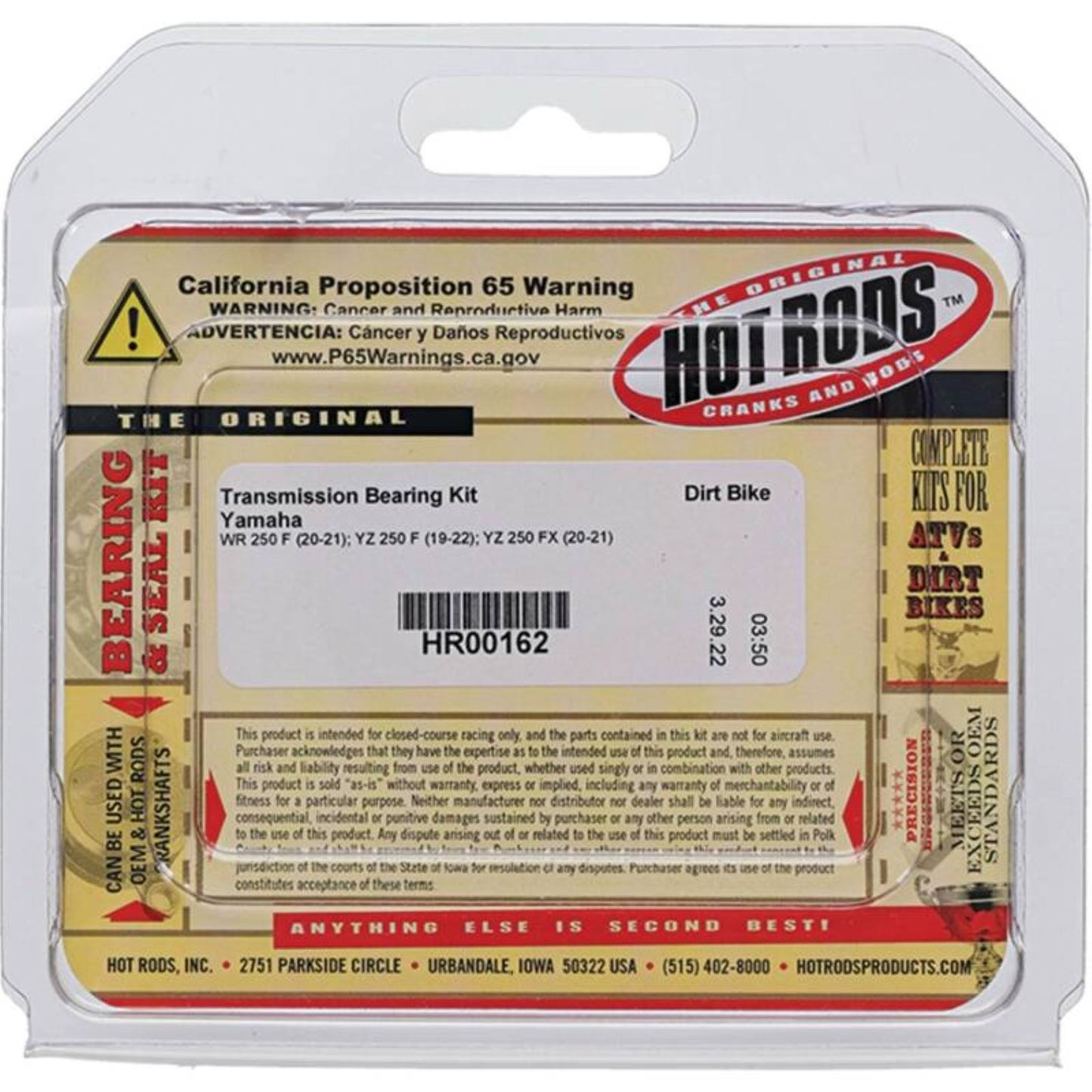 Hot Rods Transmission Bearing Kit  HR00162_1649565