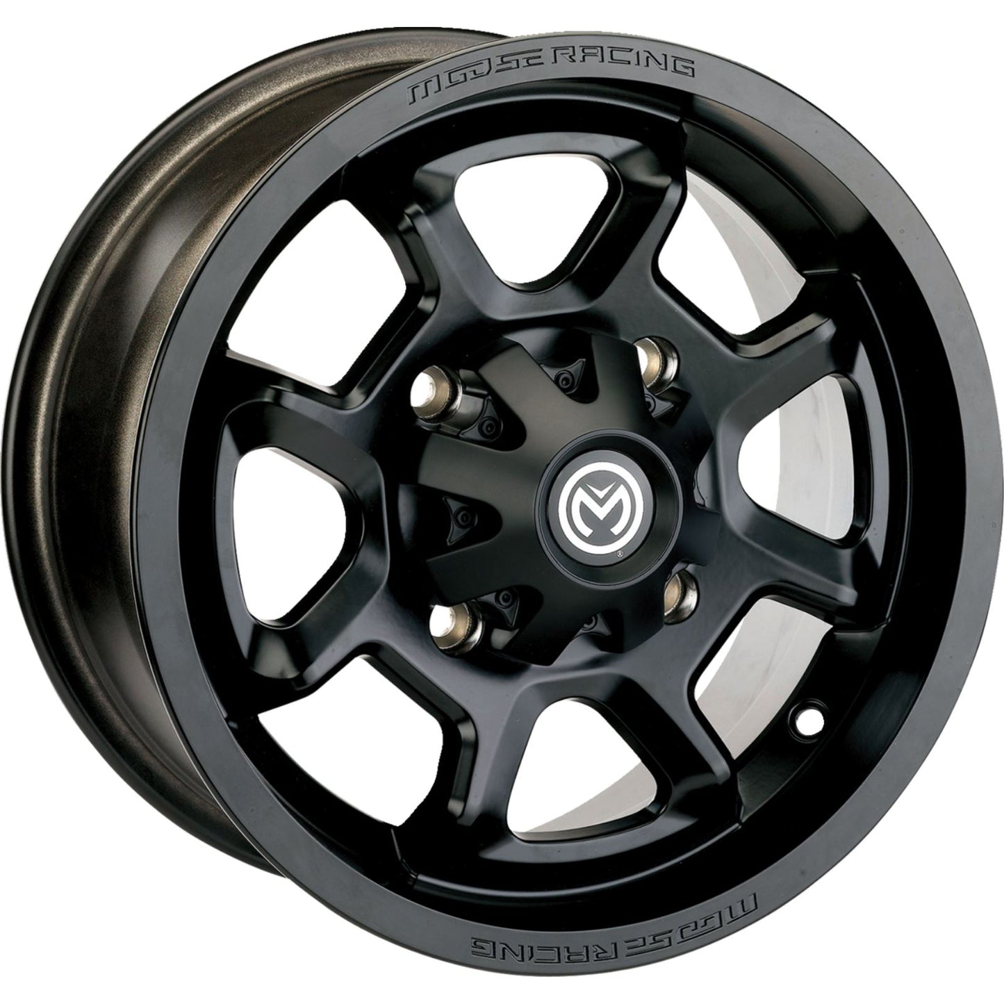 Moose Offroad Wheel - 415X - Front - Black - 12x7 - 4/136 - 4+3 415MO127136MB4_1392732