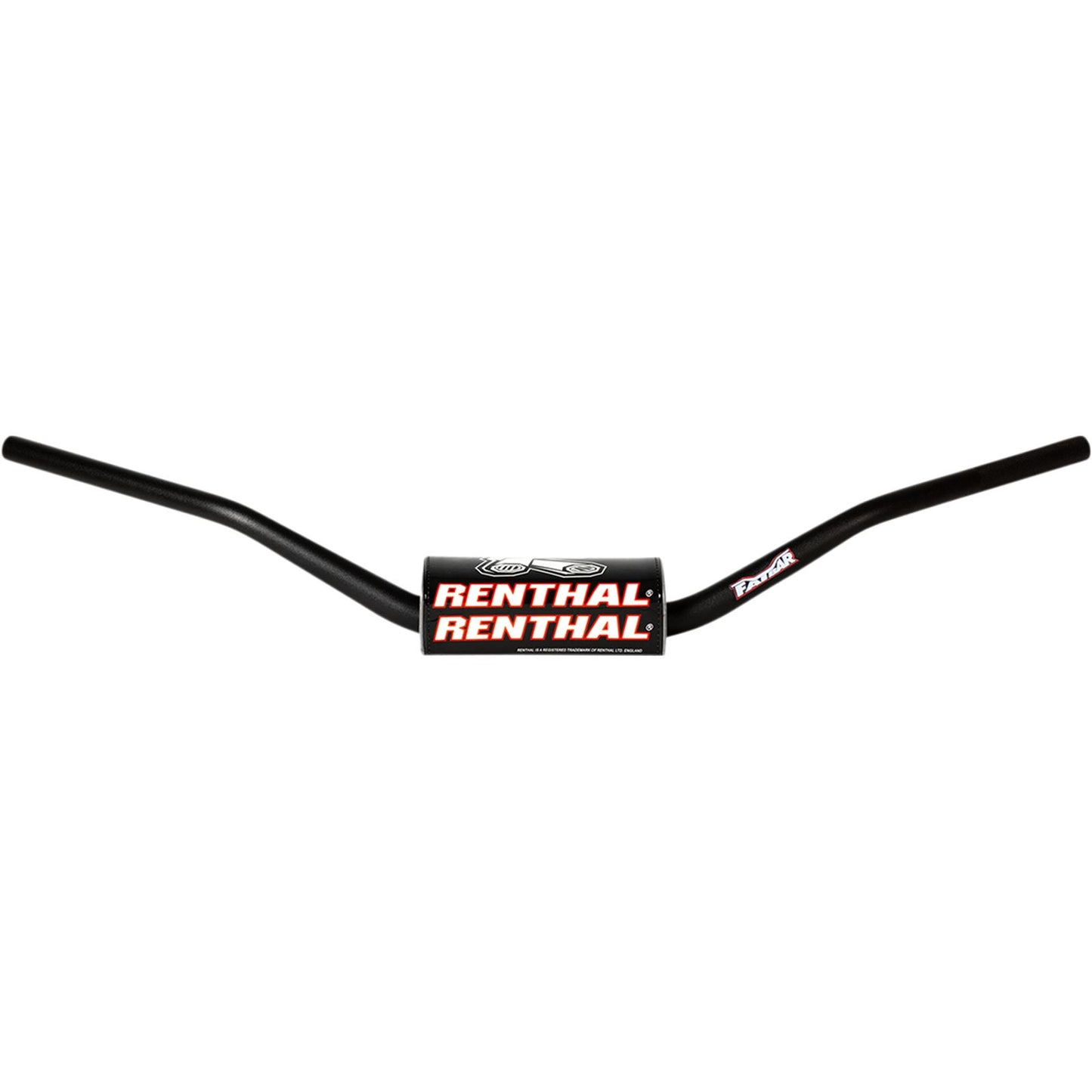 Renthal Handlebar - 7/8" - 843 - Flat Track 130 - Black 803-01-BK_1135267