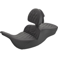 Saddlemen Roadsofa™ Lattice Stitched Seat - With Driver Backrest - Black [MPN: 897-07-182BR]_859200