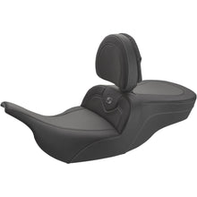 Saddlemen Roadsofa™ Carbon Fiber Design Seat with Driver Backrest - Black 897-07-185BR_859201