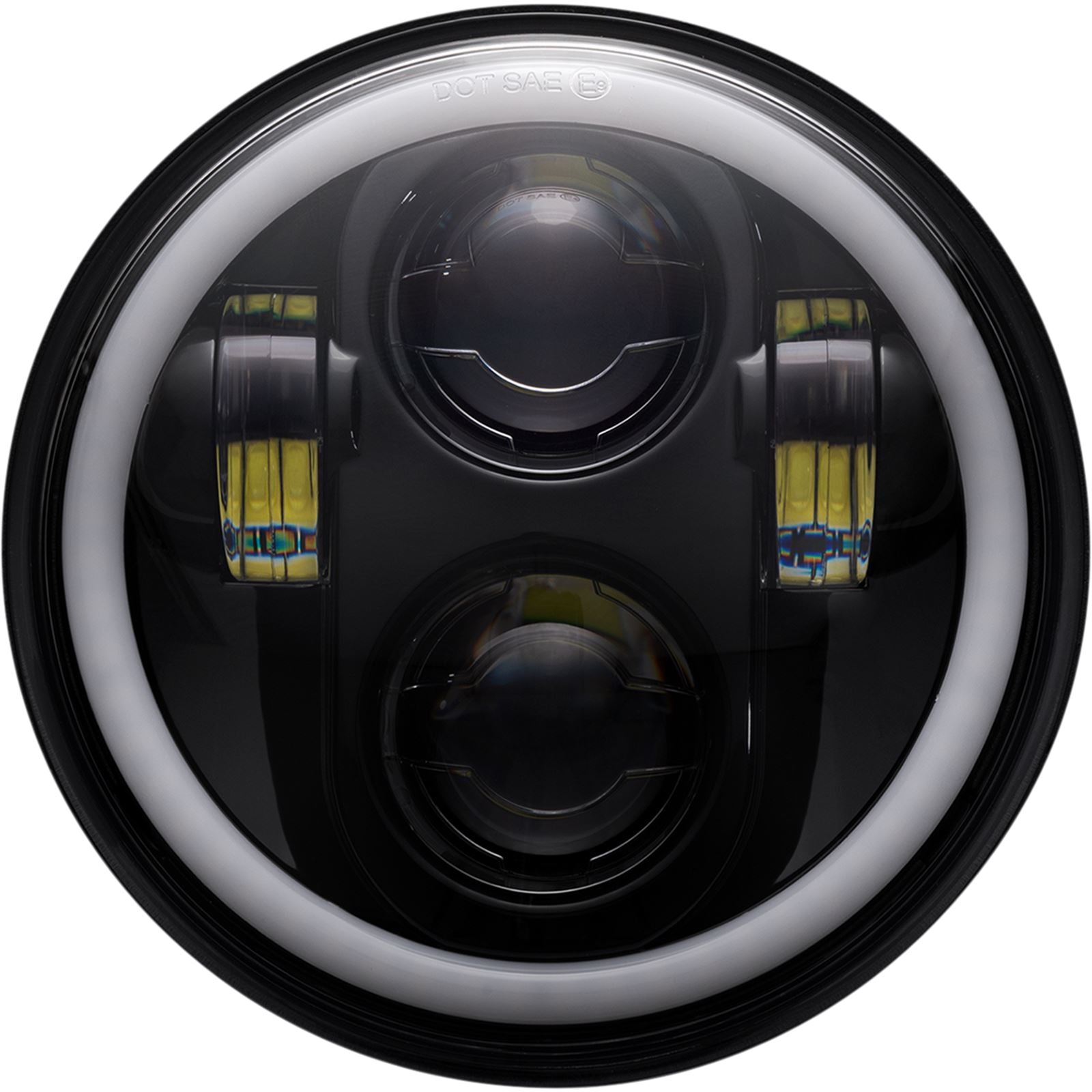 Custom Dynamics 5.75" Headlamp with Mounting Ring - Black PG-575-B_1094571