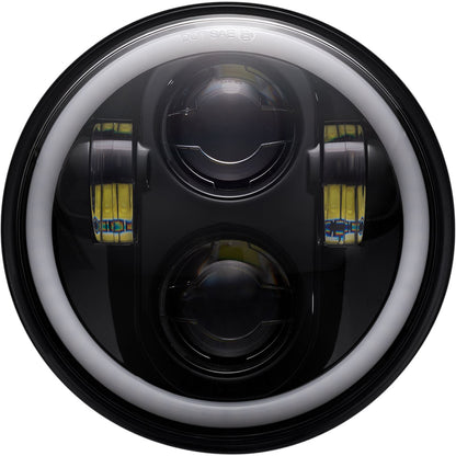 Custom Dynamics 5.75" Headlamp with Mounting Ring - Black PG-575-B_1094571