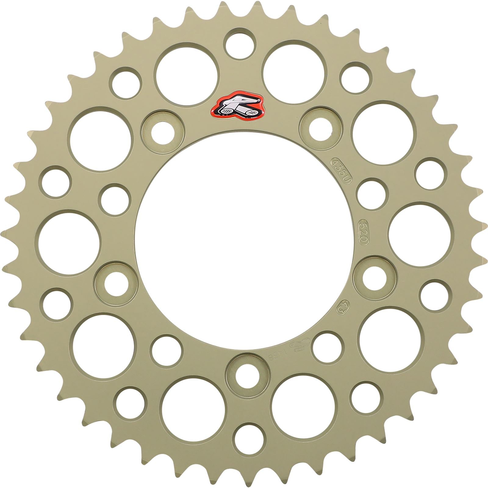Renthal Rear Sprocket - Aluminum - 43-Tooth 435U-520-43P-HA_1099992