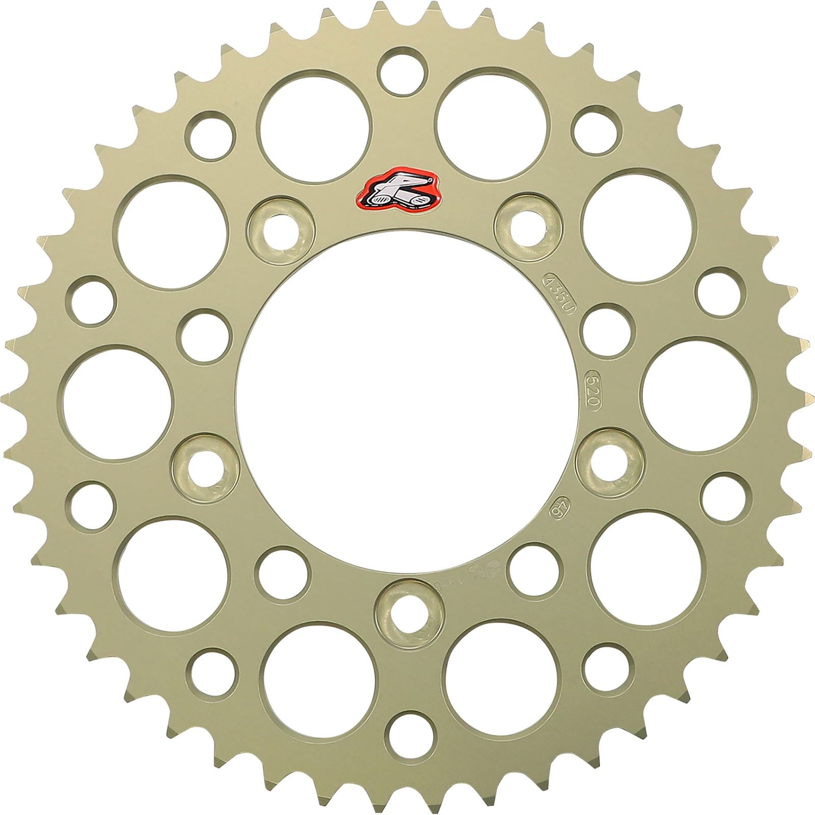 Renthal Rear Sprocket - Aluminum - 46-Tooth 435U-520-46P-HA_1103481