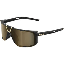 100% Eastcraft Sunglasses - Soft Tact Black - Gold Mirror Lens 61045-258-01_859667
