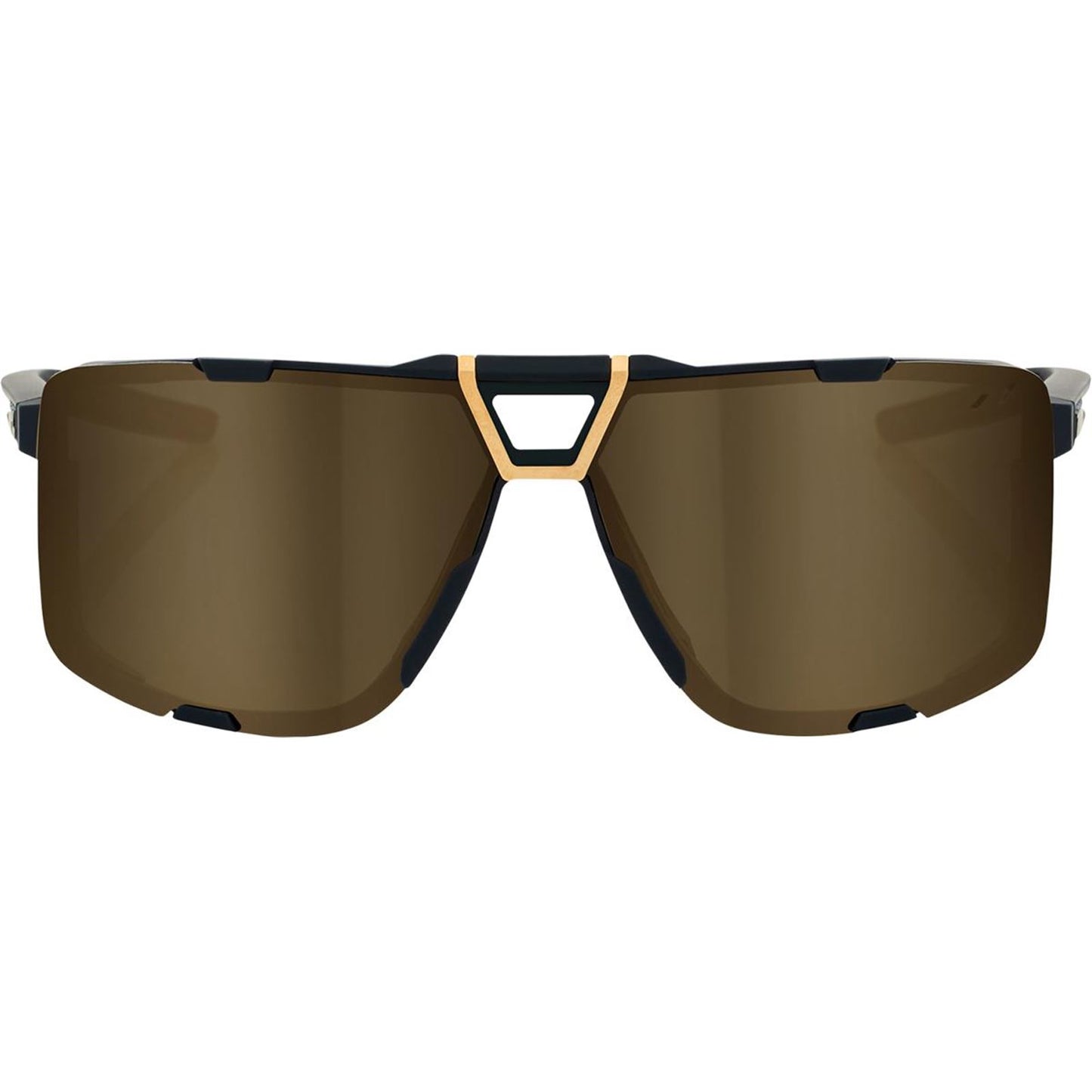 100% Eastcraft Sunglasses - Soft Tact Black - Gold Mirror Lens 61045-258-01_1769172