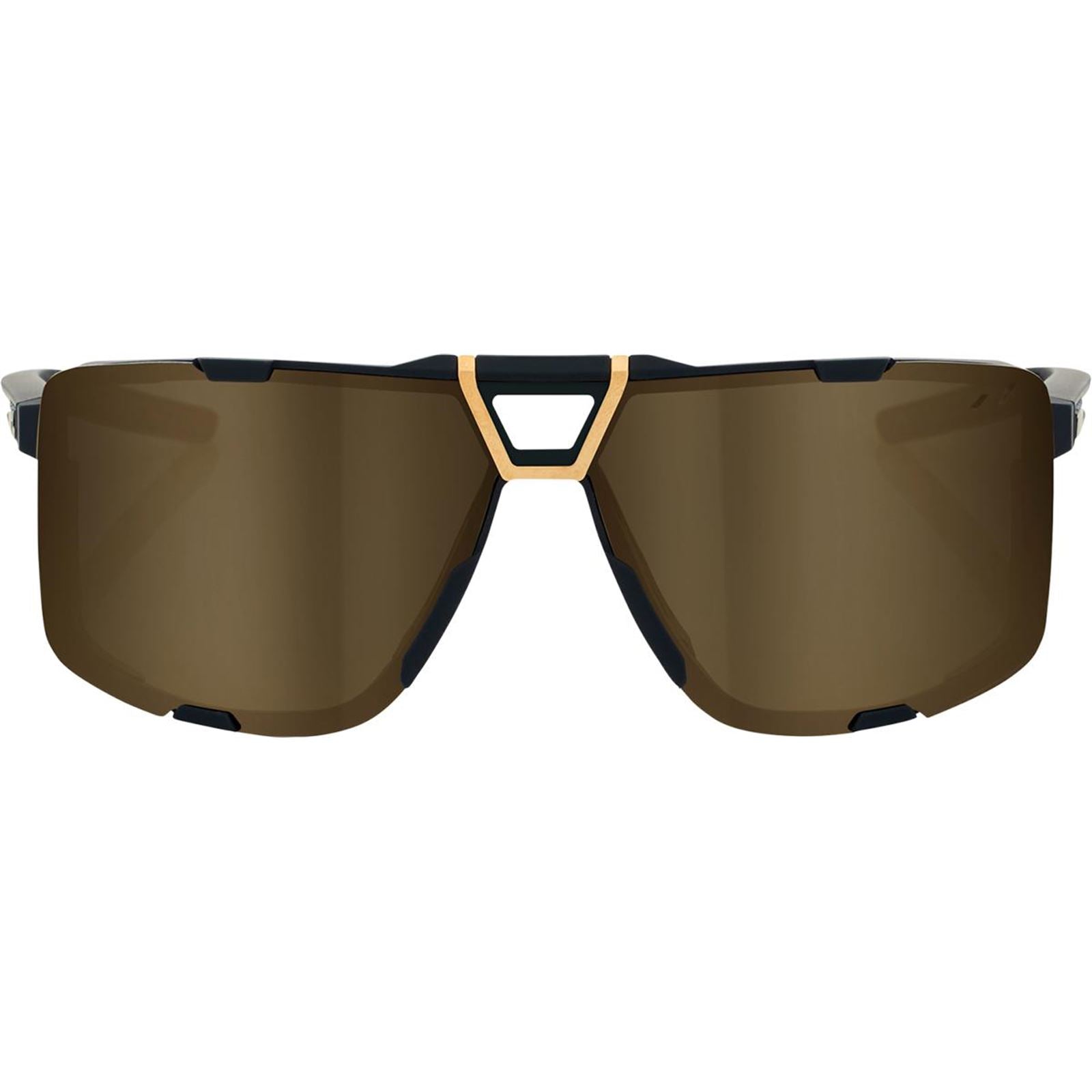 100% Eastcraft Sunglasses - Soft Tact Black - Gold Mirror Lens 61045-258-01_1769172