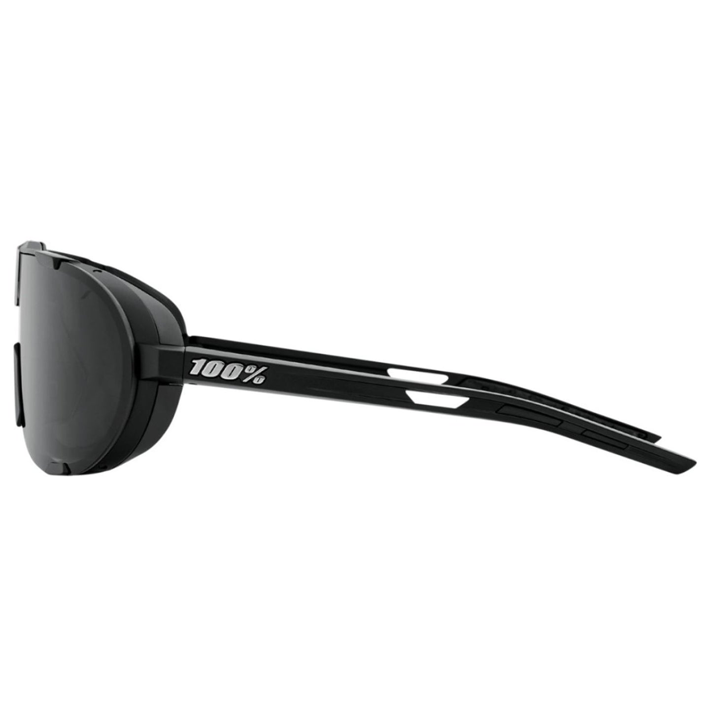 100% Westcraft Sunglasses - Matte Black - Smoke 61046-102-01_859912