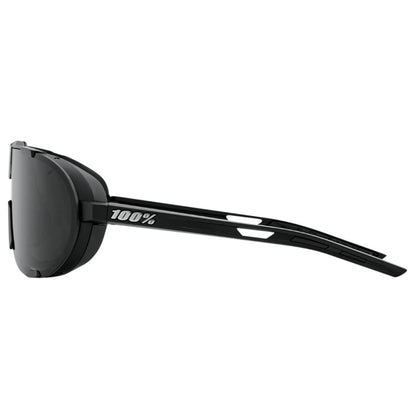 100% Westcraft Sunglasses - Matte Black - Smoke 61046-102-01_859912