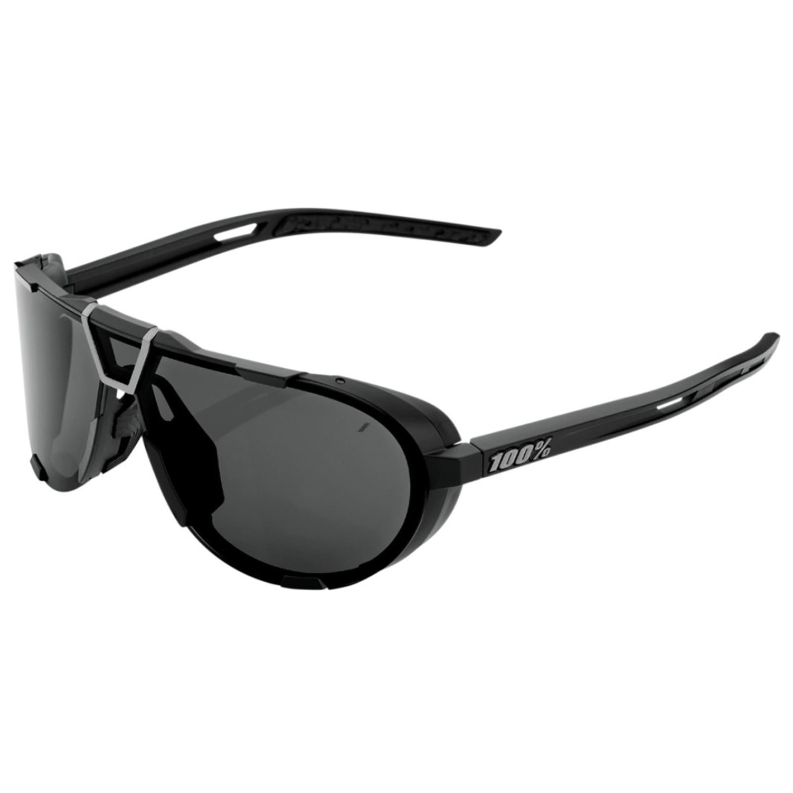100% Westcraft Sunglasses - Matte Black - Smoke 61046-102-01_859914