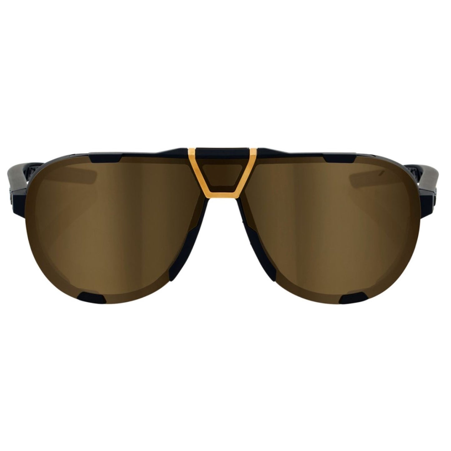 100% Westcraft Sunglasses - Soft Tact Black - Soft Gold Mirror 61046-258-01_859916
