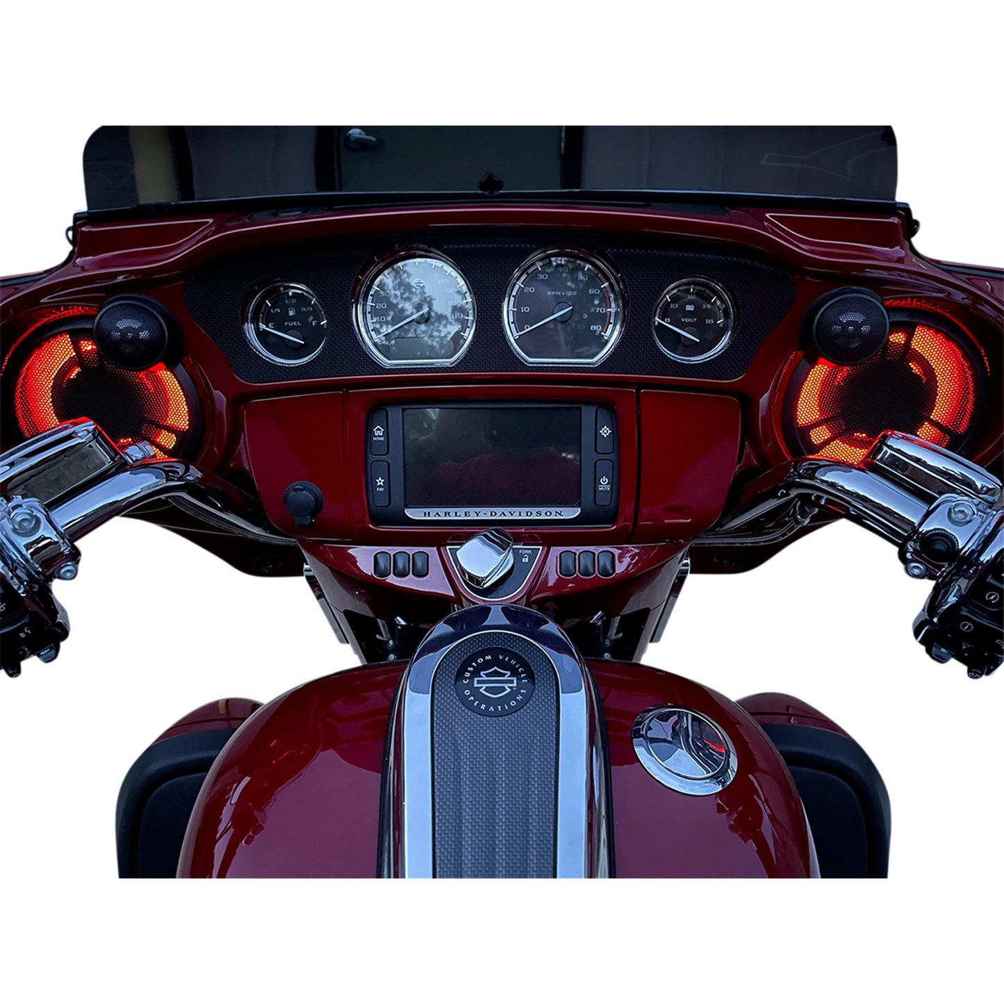 Custom Dynamics Speaker Light - Lower Fairing - Tour-Pak PG-SPEAKER-R-1_1094711