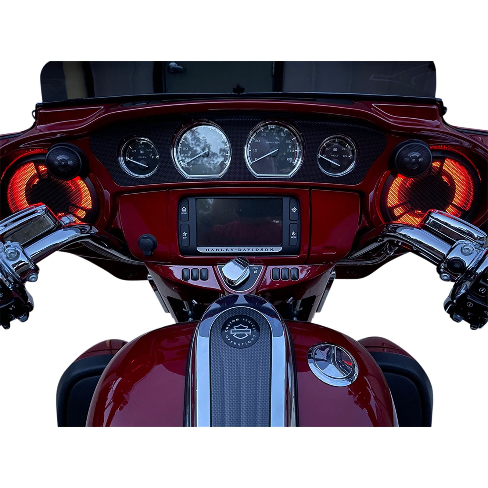 Custom Dynamics Speaker Light - Lower Fairing - Tour-Pak PG-SPEAKER-R-1_1094711