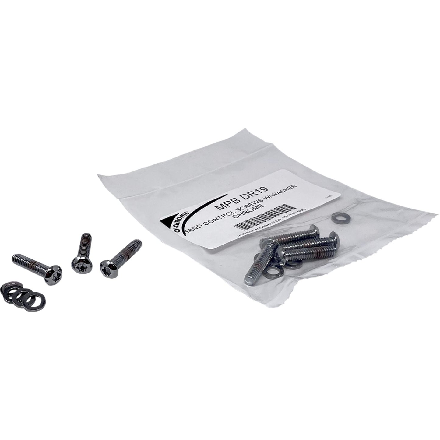 Drag Specialties Hand Control Screws - Chrome 2401-1563_1137186