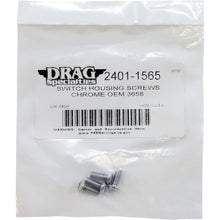 Drag Specialties Switch Housing Screws - Chrome 2401-1565_1137184