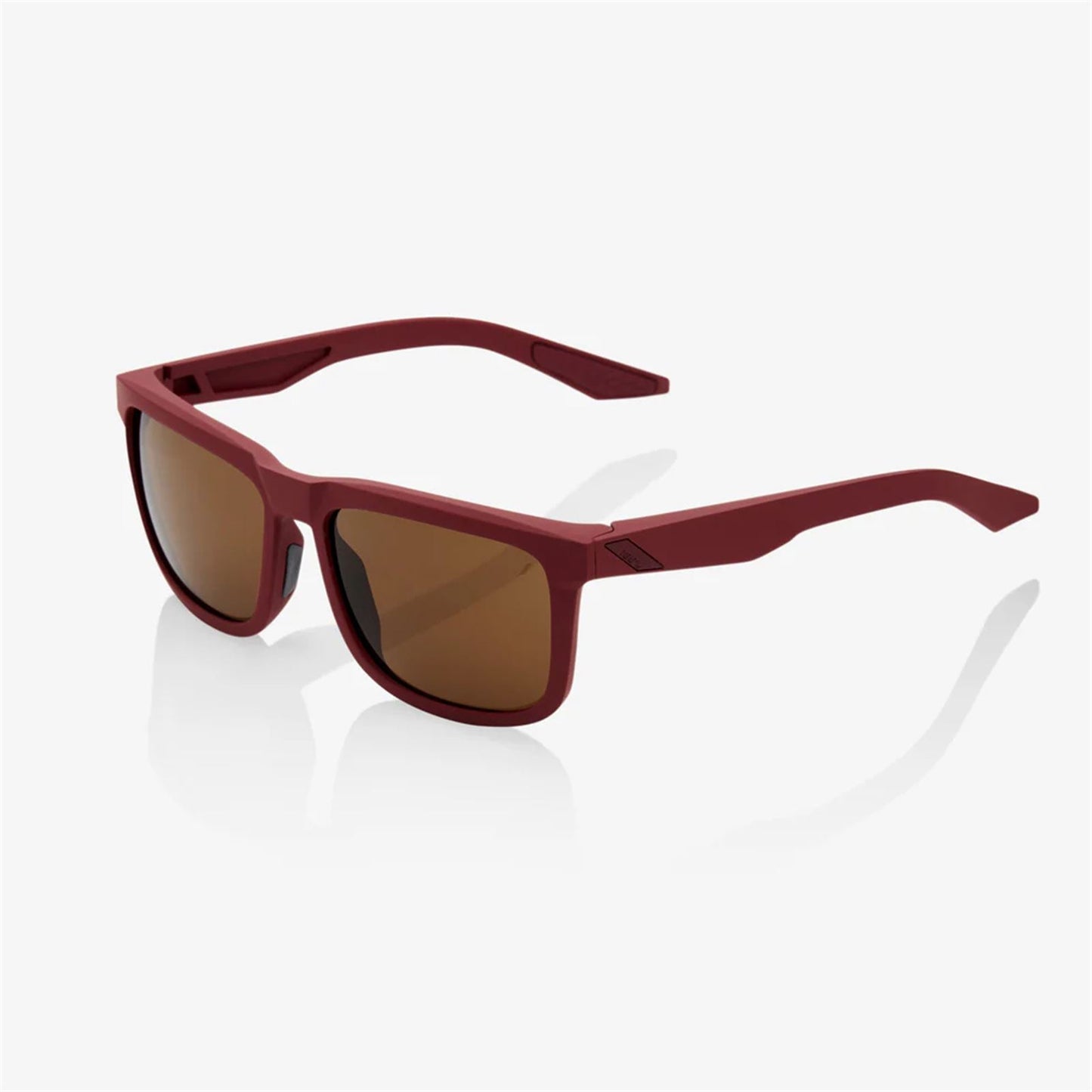 100% Blake Sunglasses - Soft Tact Crimson - Bronze 60028-00006_1768214