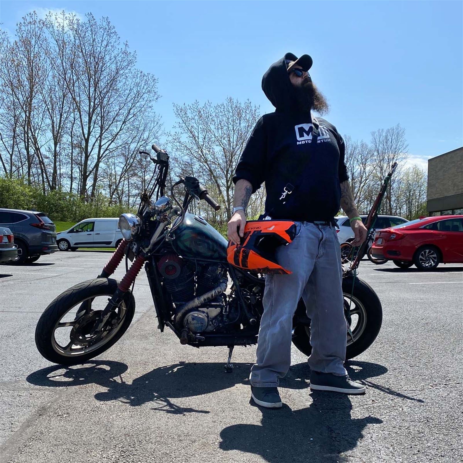 2FastMoto Hands Free Helmet Carrying Strap W/Double D-Ring Black Adjusts 43" - 55" 61-2018_889359