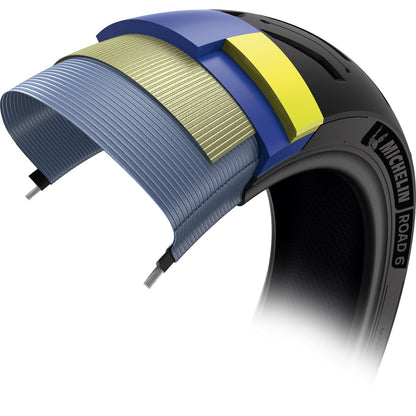 Michelin - Powersports Road 6 Tire - Rear - 190/50R17 - (73W) 38208_873028