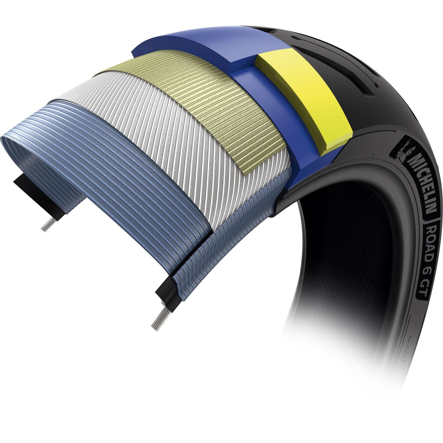 Michelin - Powersports Road 6 GT Tire - Rear - 190/55R17 - (75W) 27032_873090