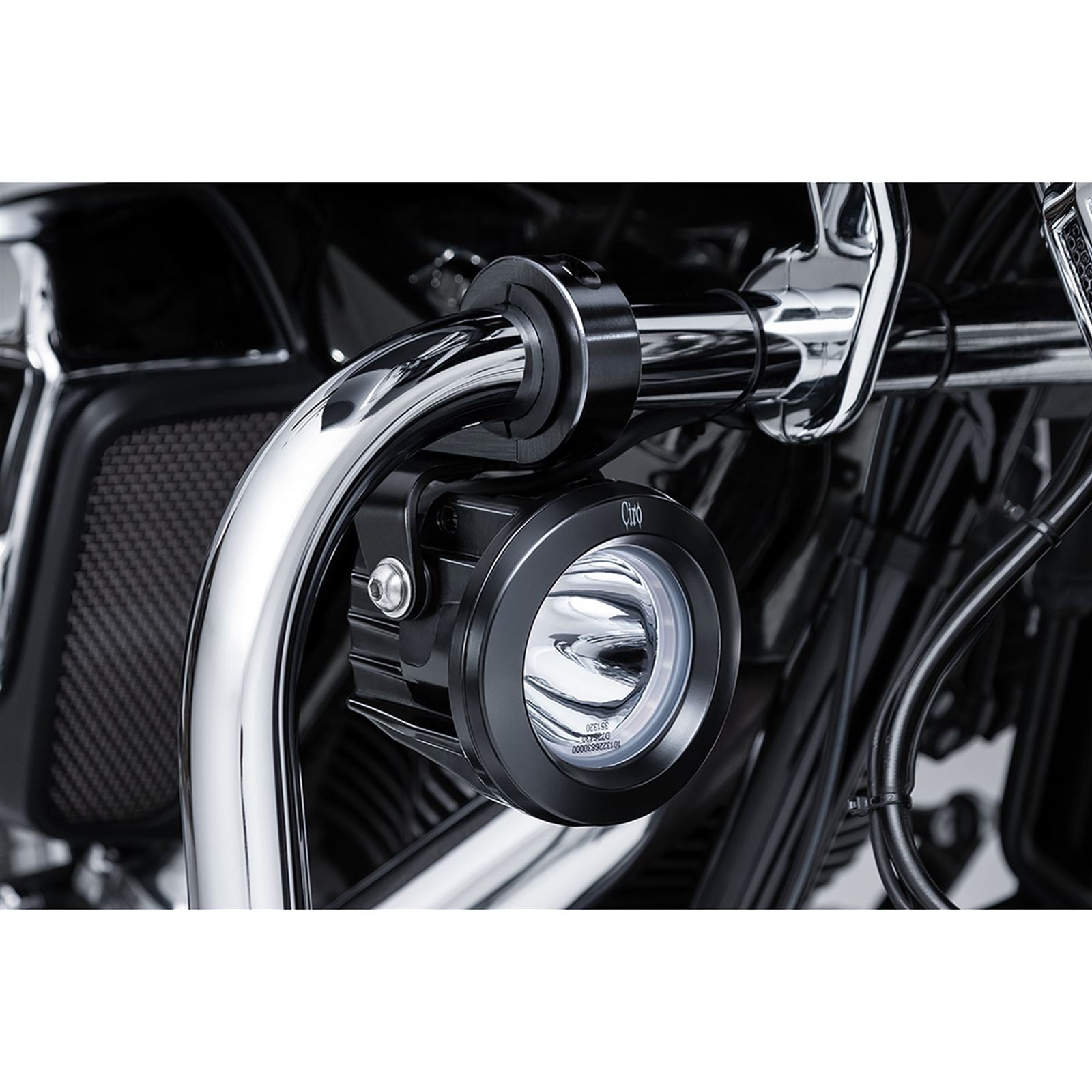 Ciro Spotlight w/ Engine Guard Mount - Black [MPN: 45019]_1094708