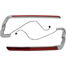 Custom Dynamics Marker Light - Saddlebag - Red - Chrome CD-SB-SIDE-RC_1094839