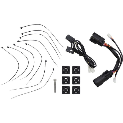 Custom Dynamics Marker Light - Saddlebag - Smoke - Chrome CD-SB-SIDE-SC_1094842