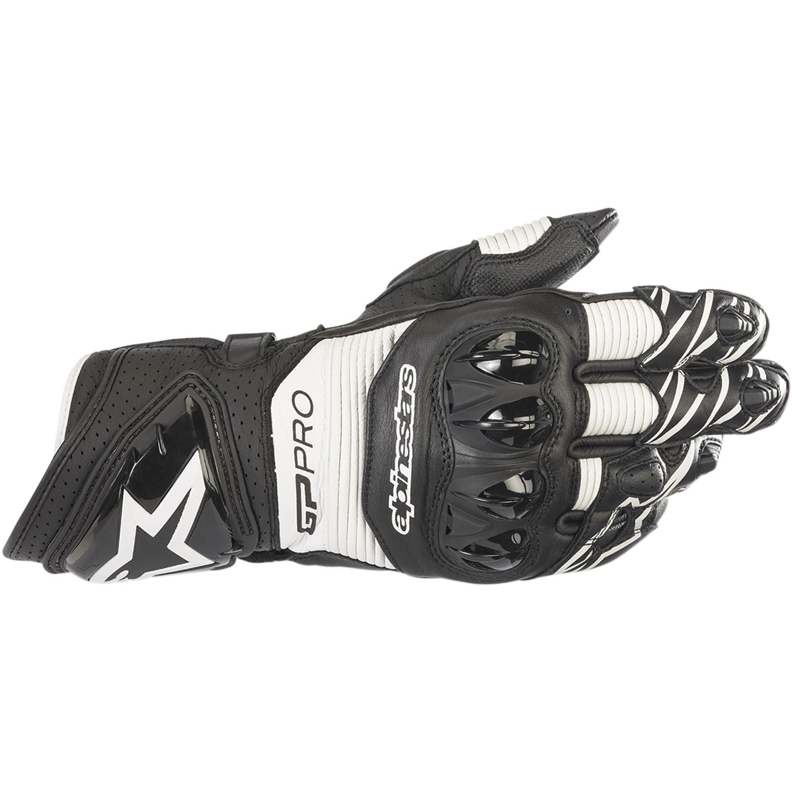Alpinestars GP Pro RS3 Gloves - Black/White - 2XL [MPN: 3556922-12-2X]_1094853