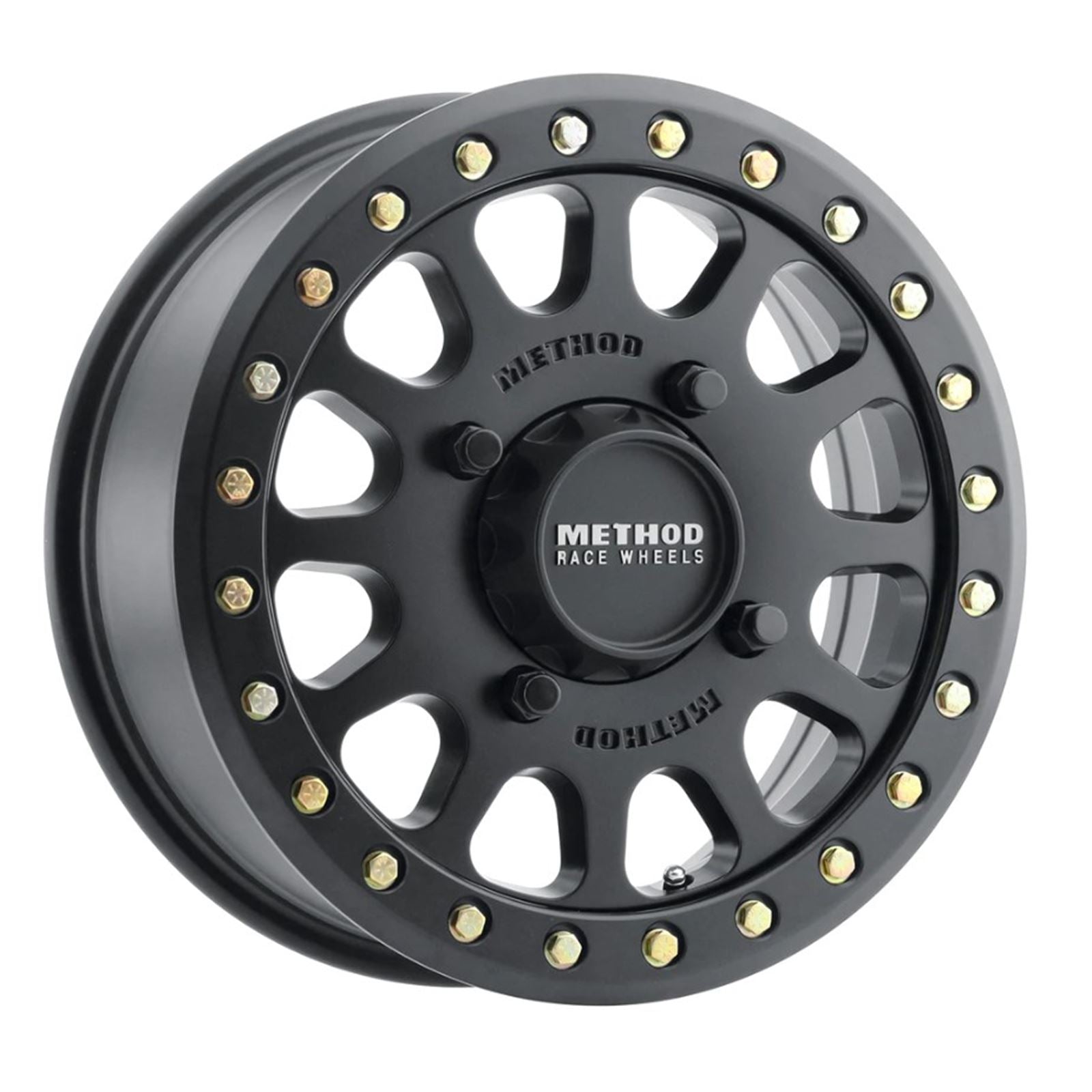 Method Race Wheels 401 Beadlock Wheels - 15x7, 4/136, 5+2, Matte Black [MPN: MR40157047552B]_883688