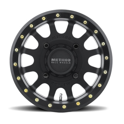 Method Race Wheels 401 Beadlock Wheels - 15x7, 4/136, 5+2, Matte Black [MPN: MR40157047552B]_883689