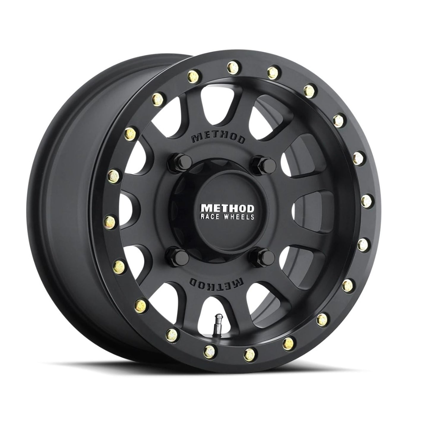 Method Race Wheels 401 Beadlock Wheels - 15x7, 4/136, 5+2, Matte Black [MPN: MR40157047552B]_883690