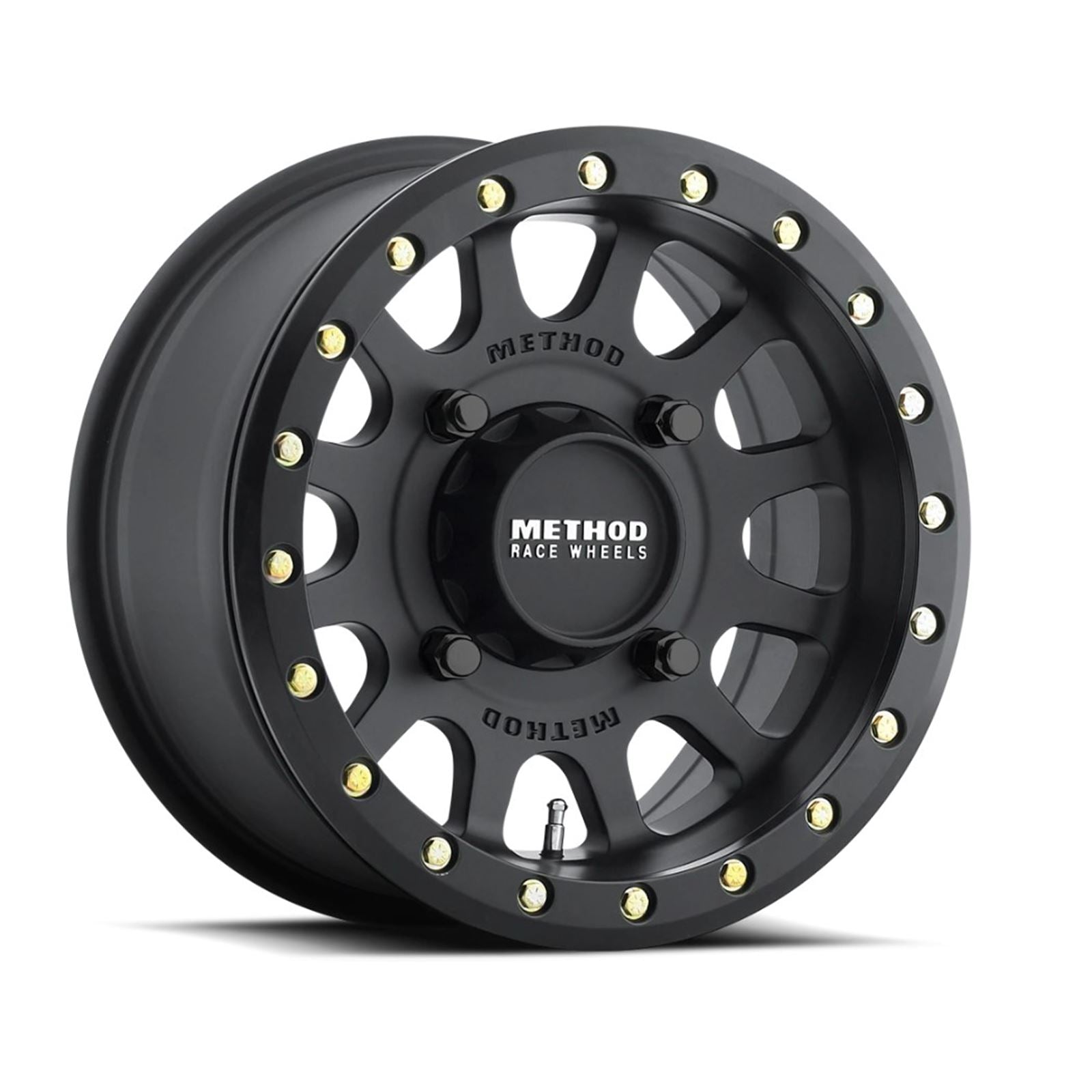 Method Race Wheels 401 Beadlock Wheels - 15x7, 4/136, 5+2, Matte Black [MPN: MR40157047552B]_883690